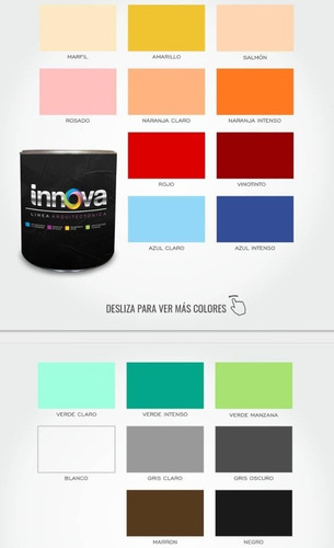 Pintura Caucho Naranja Intenso Innova Arquitectonica Cuñete