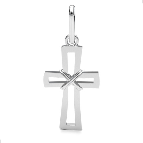 Dije De Plata 925 Cruz Atada Crucifijo Hombre Mujer Agalea