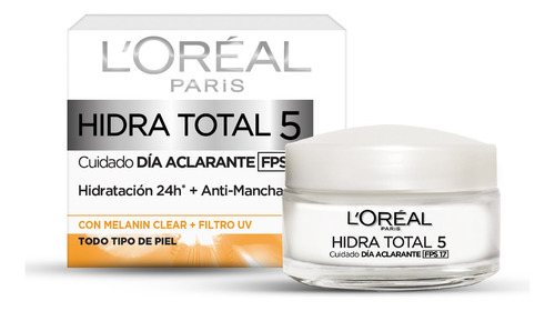 Crema Antimanchas L'oréal Paris Hidra Total 5 50ml