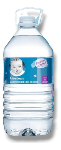 Agua Purificada Gerber 4l | Libre De Sodio