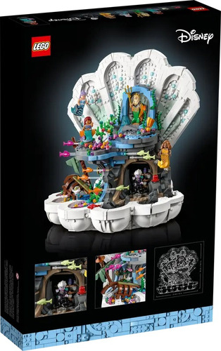 Kit Lego Disney Concha Real De La Sirenita 43225 1808 Piezas