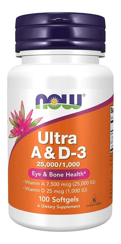 Now Vitamina A 100cp Blandas - Unidad a $2807