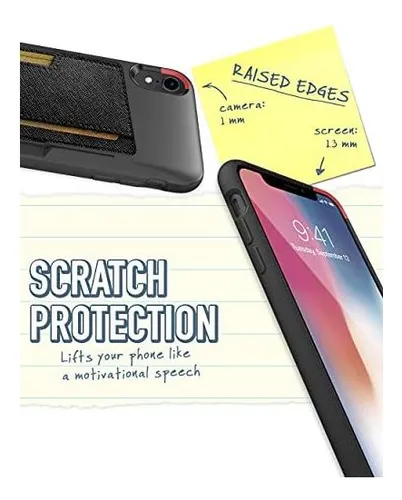 Estuche Smartish Wallet Slayer: Funda Billetera iPhone XR