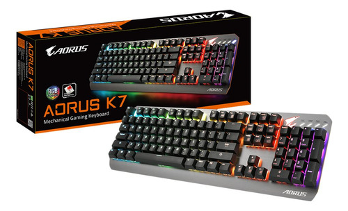 Teclado Gamer Gigabyte Aorus K7 Rgb Mecanico Cherry Mx