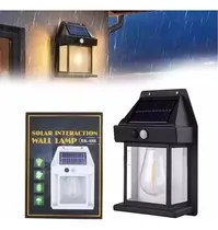 Comprar Aplique Reflector Foco Led Solar Sensor Vintage Calido Plus
