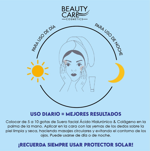 Imagen 5 de 9 de Mayoreo Serum Facial Ácido Hialurónico Y Colágeno Puro 60ml