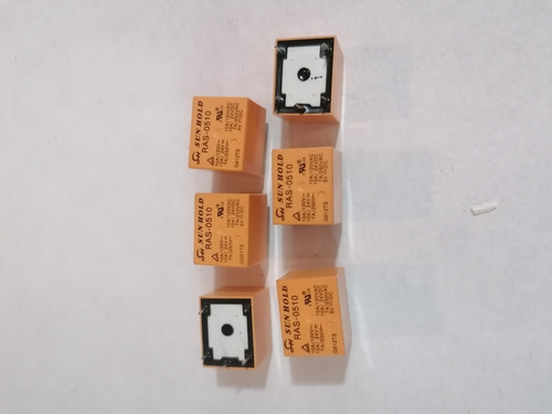 6 Relevadores Ras-0510 Electrónico 5 Vcc