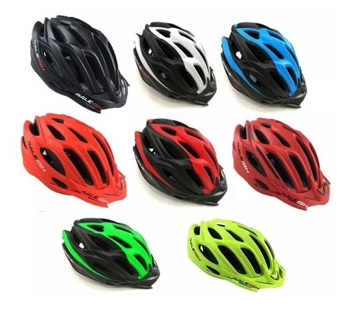 Casco Ciclismo Raleigh Colores Ventilaciones In Mold