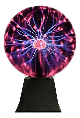 Luz De Bola De Plasma De Nebulosa Alimentada Por Usb 5 Pulgs