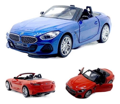 Coche Miniatura De Metal Bmw Z4 Roadster Coupé Descapotable