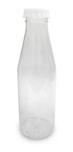 Botella Lechera Plástica Con Tapa De Rosca X 2 Unds