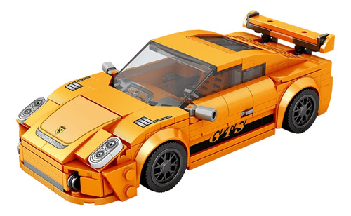 Porsche 911 Gt3 Coche De Construcción 338 Piezas