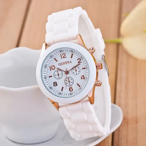Reloj geneva blanco new arrivals
