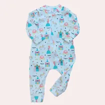 Comprar Macacao Bebe Menina Maternidade Rn Ao 1 Protetor De Ziper
