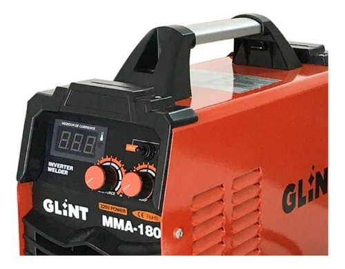 Imagen 2 de 3 de Soldadora Glint 180 Soltec Mma Arco Manual 180 Amperes