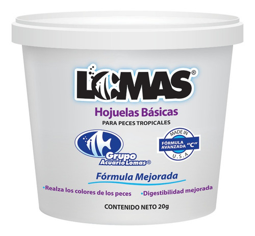 Lote 50 Alimento Hojuela Básica Lomas 20 Y 30gr Pez Tropical