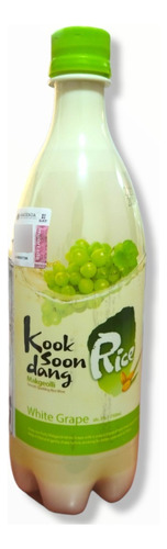 Licor De Arroz Coreano Makgeolli Uva Verde Pack 2 Pzas*750ml