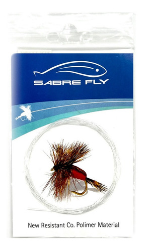Lider Para Pesca Con Mosca Sabre Fly 0x 2.28 Mts 14 Lbs