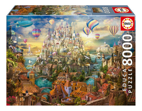 Puzzle Rompecabezas Ciudad De Los Sueños X8000 Piezas Educa