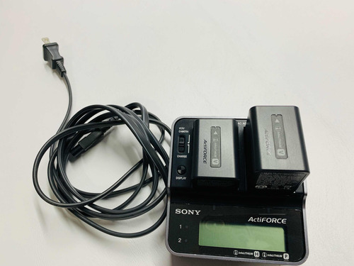 Sony Actiforce Ac-vqh10 Adaptador De Carga Dual Series V,h,p