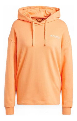 Polerón Mujer adidas Terrex Is7227 Hoodie Naranjo