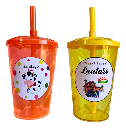 Vasos Personalizados Twister Cumpleaños Souvenir 300ml