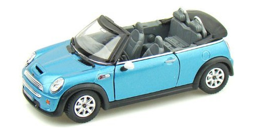 Kinsmart Mini Cooper S Convertible 1/28 Azul