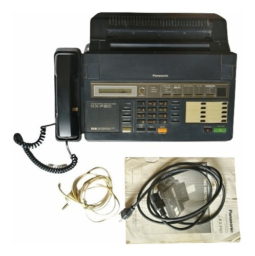 Fax Papel Térmico Panasonic Kx-f60 C/ Te Y Contest No Envío (Usado)