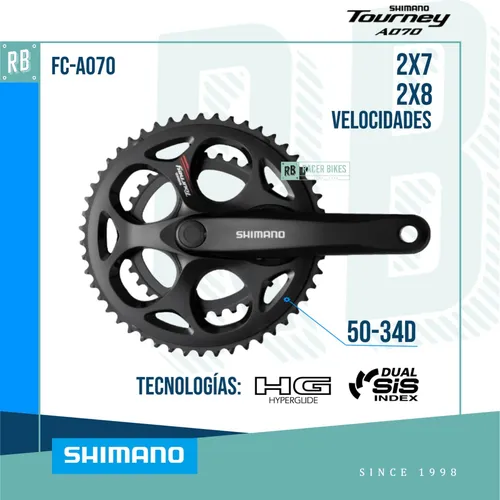 Palancas Bicicleta Shimano Ruta Fc a070 Tourney