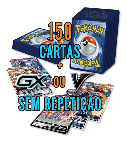 Kit 5 Cartas Pokémon Lendários Sem Repetição Original Copag