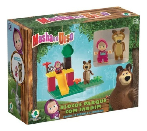 Masha E O Urso Blocos Parque Com Jardim - Monte Líbano