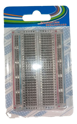 Protoboard Transparente 400 Puntos Electronica