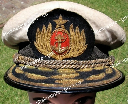 Gorra De Almirante Paraguay 1954 Golpe De Estado Stroessner