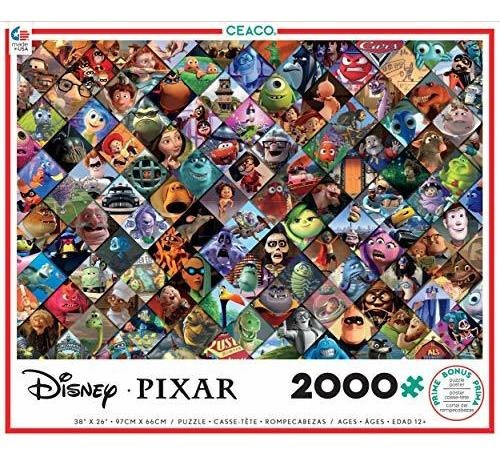 Mosaico Pixar Toy Story Coco Cars Rompecabezas 2000pz Disney