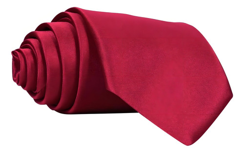 Corbata Regular Hombre Rojo Stfashion 52704209 Diseño De La Tela Liso