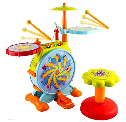 Juego Bebé Musical Big Toy Niños Tambor Set Con Mq3rb