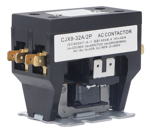 Contactor Ac Universal De 2 Polos, Resistente, 32 Amperios,