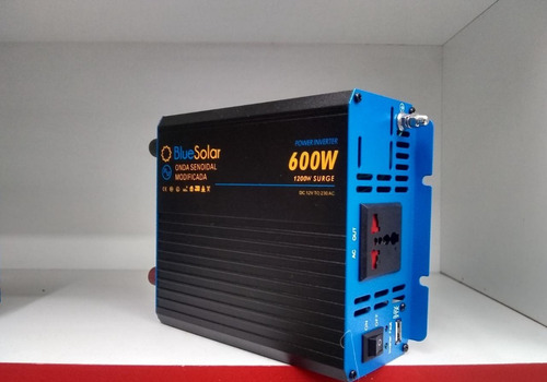 Imagen 3 de 5 de Inversor De Corriente 12vdc - 220vac - 600w