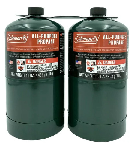 Tanque Coleman De Propano 16oz Camping **importado** 2 Pack