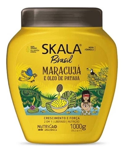 Skala - Brasil - Crema De Tratamento 2 Em 1 Maracuja E Oleo