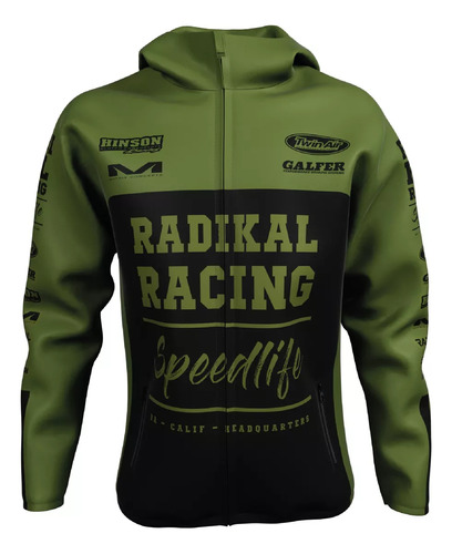 Campera Rompeviento Radikal Racing Moto Urbano - Fas Motos