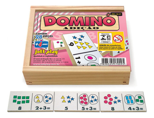 Dominó Adição Brinquedo Educativo