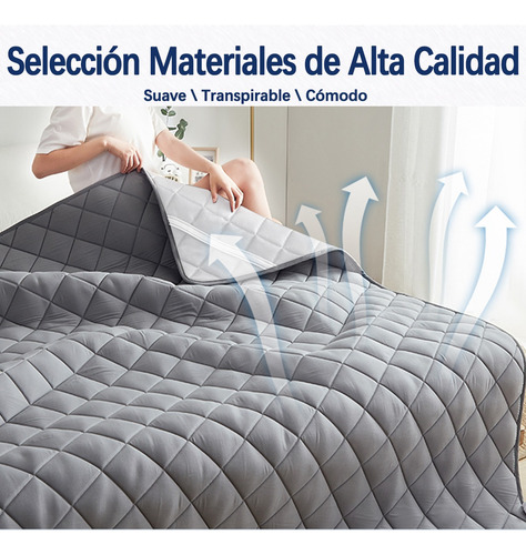 Protector Cubre Colchon Transpirable Comodidad Individual
