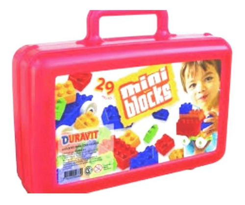 Imagen 3 de 6 de Valija De Bloques Duravit 29 Piezas Art. 511 Planeta Juguete