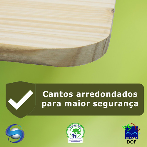 Jogo De Mesa 70x70 C/ 2 Cadeiras Madeira Dobrável Bar (crú )