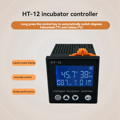 Controlador De Temperatura Y Humedad Con Pantalla Lcd Ht-12