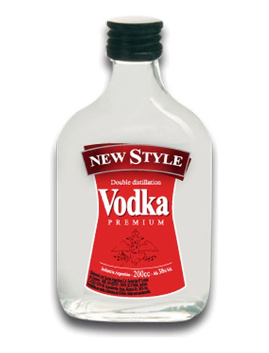 Vodka  Petaca 200 Cc New Style Petacas