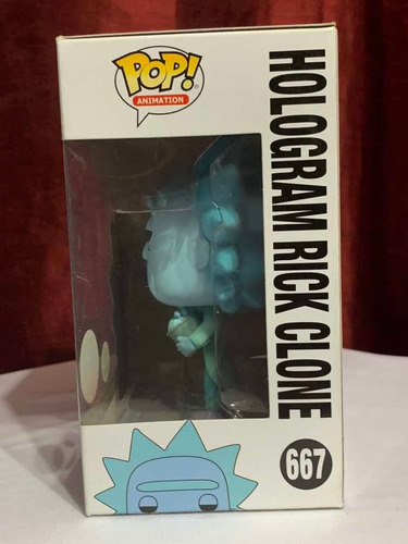 Funko Pop! Hologram Rick Clone #667- Glows In The Dark -le