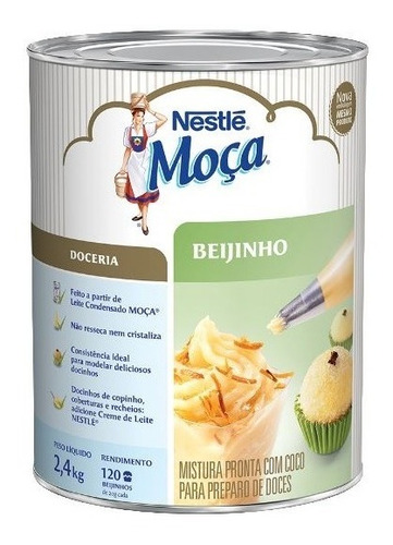 Beijinho Nestlé Moça Lata Grande 2,4kg