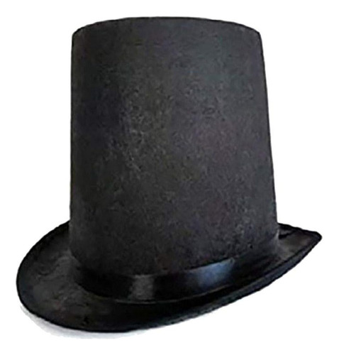 Jacobson Hat Company Adult Permmasilk Top Hat, Black Stovepi